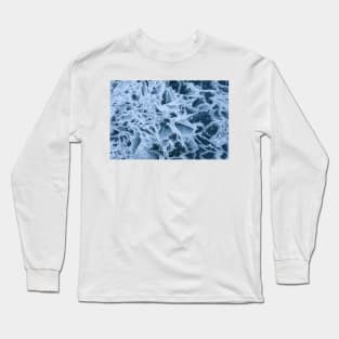 Abstract close-up of broken ice surface Long Sleeve T-Shirt
